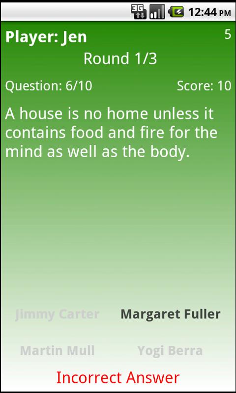 Famous Quotes Trivia Free截图2