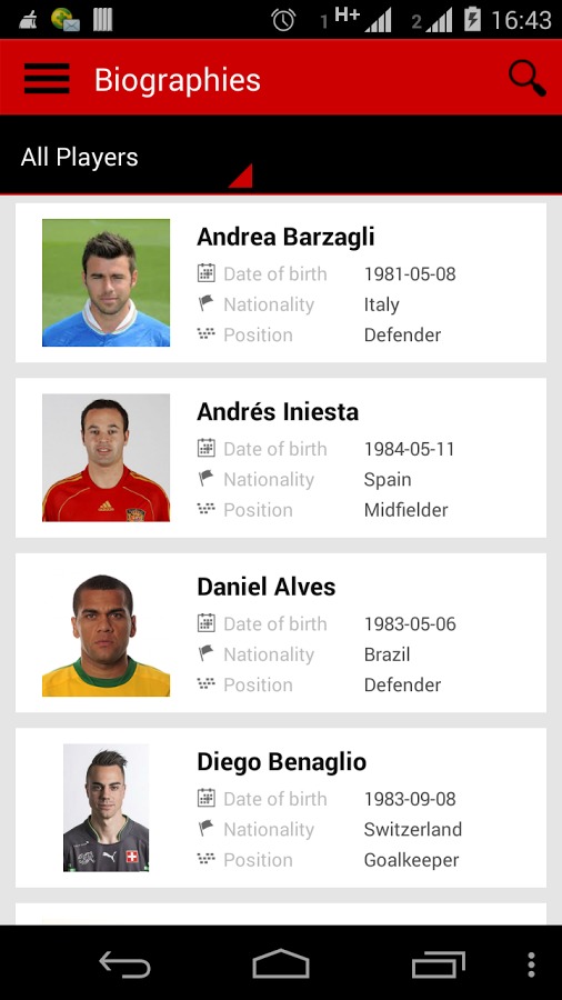 Best Player World Cup 2014截图3