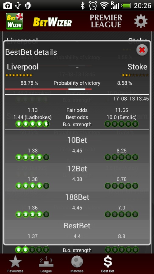 BetWizer Premier League FREE截图2