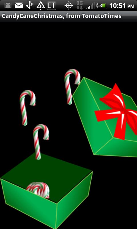 Christmas candy cane drop game截图1