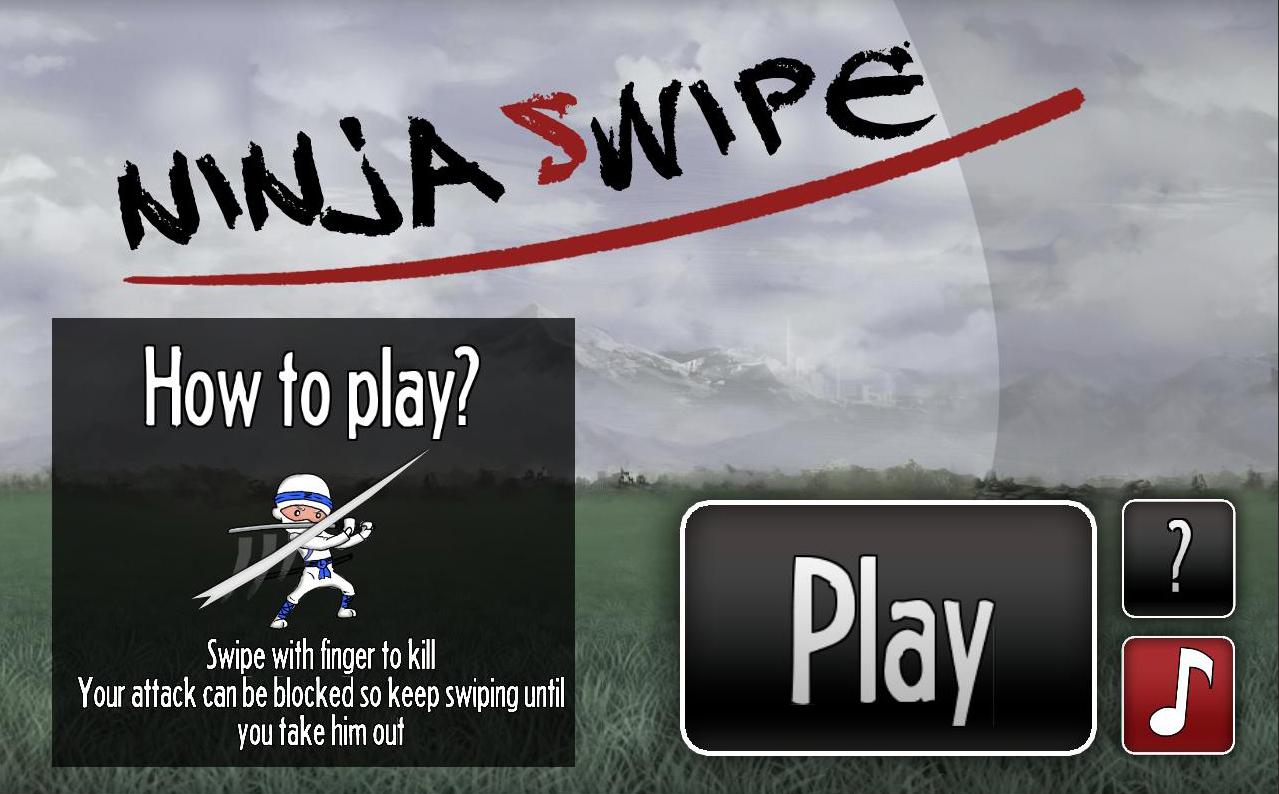 Ninja Swipe截图1