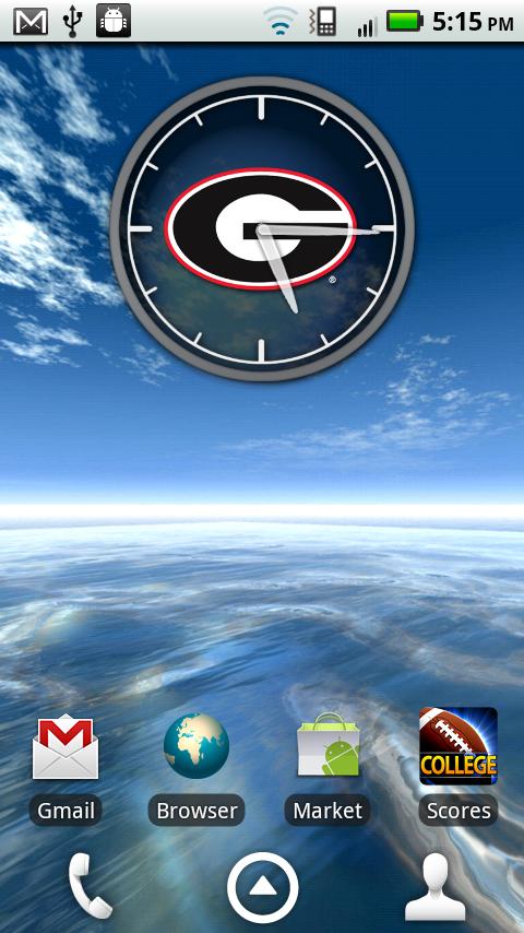 Georgia Bulldogs Live Clock截图4