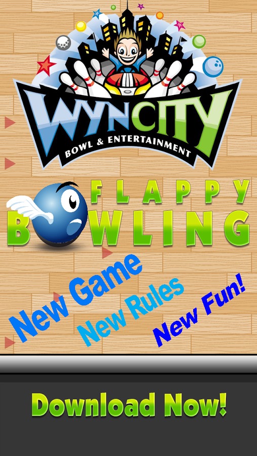 Flappy Bowling FREE - WynCity截图1