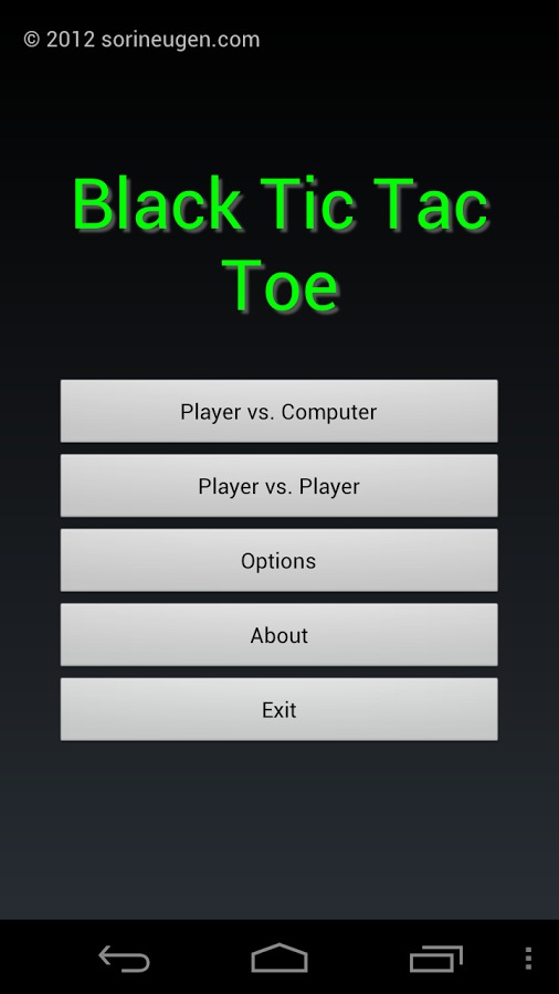 Black Tic Tac Toe截图3