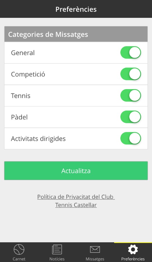 Club Tennis Castellar截图5