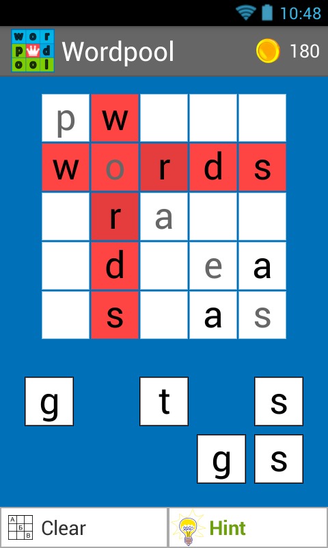 Wordpool: crosswords!截图3