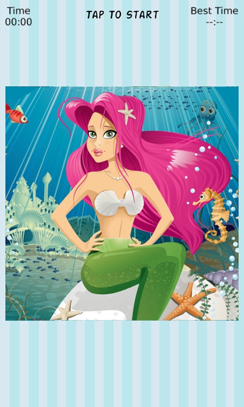 Little Mermaid Sliding Puzzle截图3