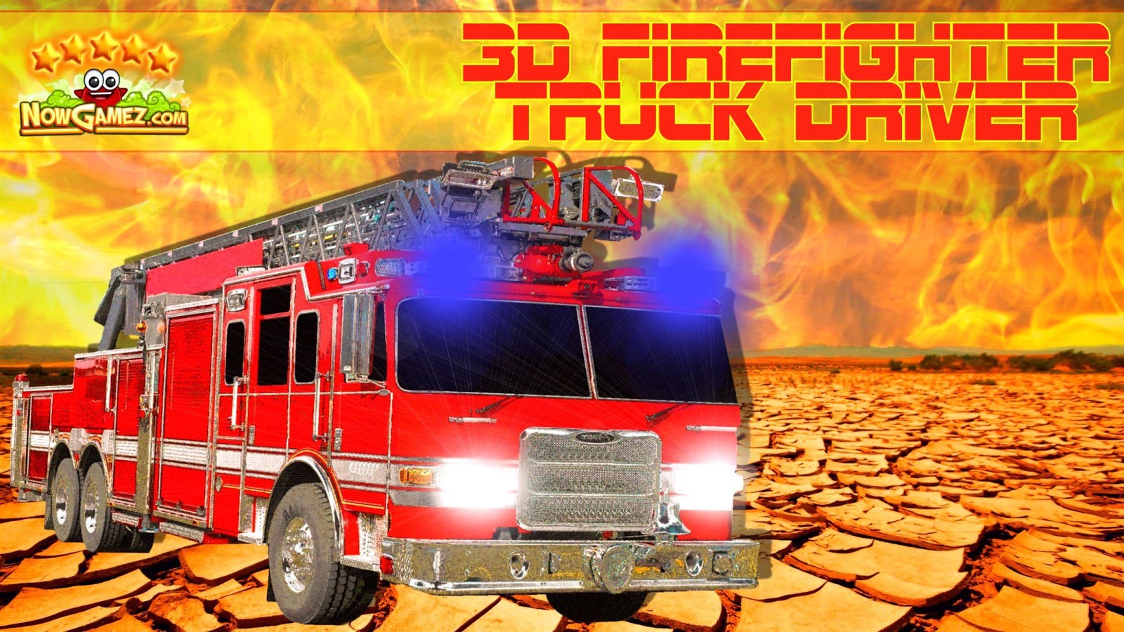 3D Firefighter Truck Driver F.截图1