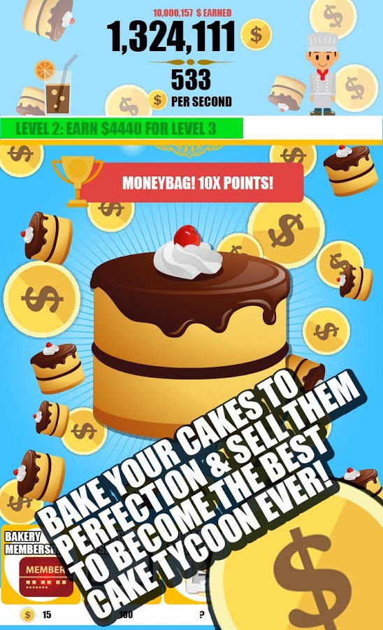 Cake Clicker: Bakery Empire截图1