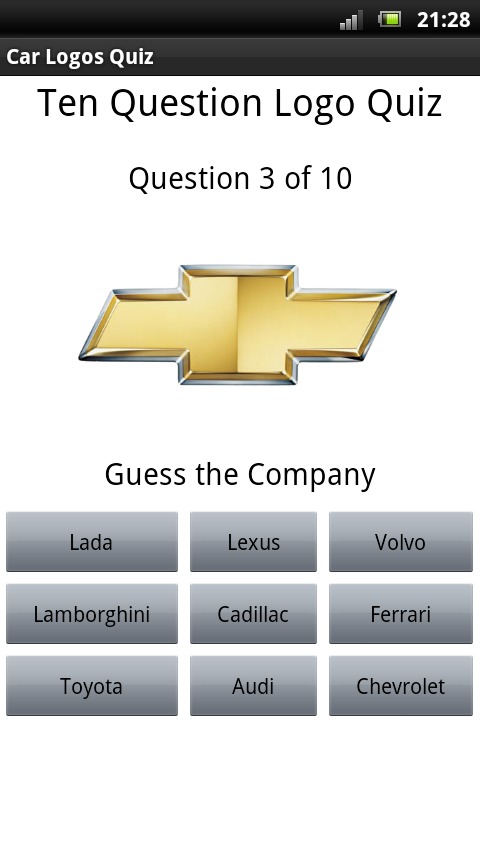 Car Logos Quiz截图3