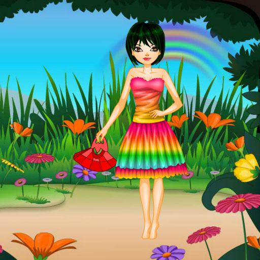 Miss Rainbow Dressup截图1