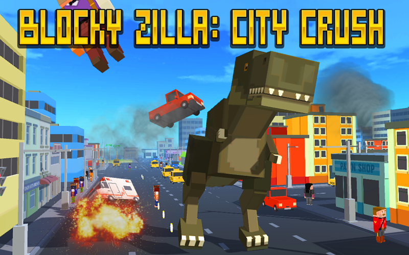 Blocky Zilla: City Crush截图5