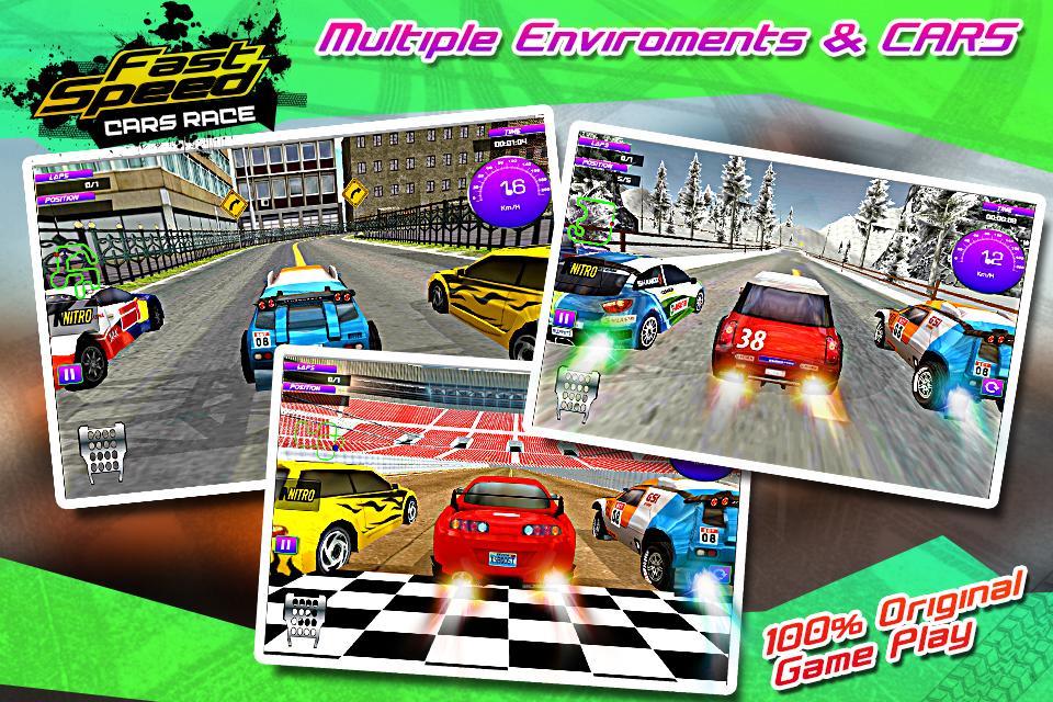 Fast Speed Car Race 3D截图1