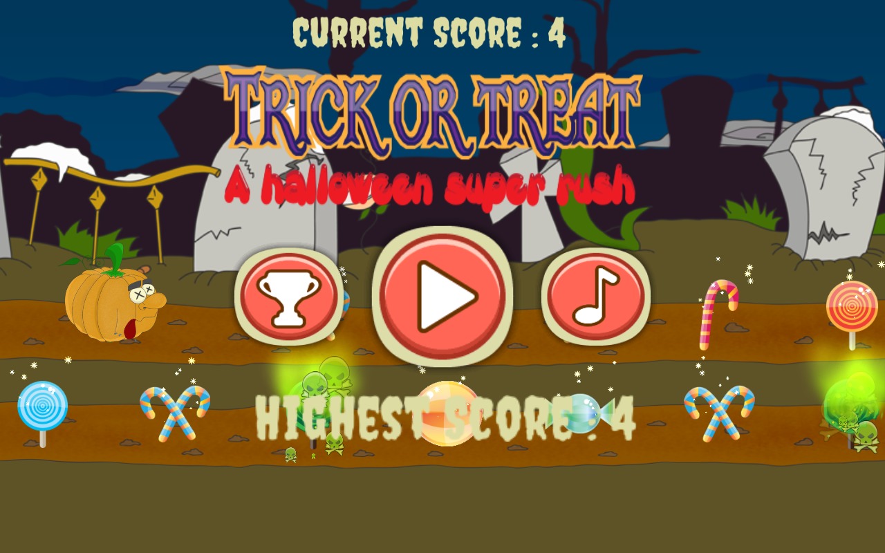 Trick or Treat Super Rush截图3