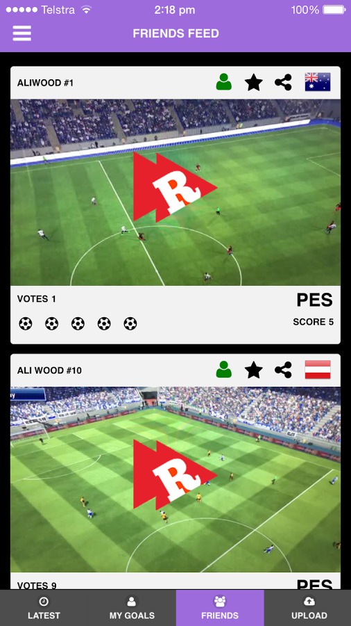 Repla FIFA & PES Goals截图2