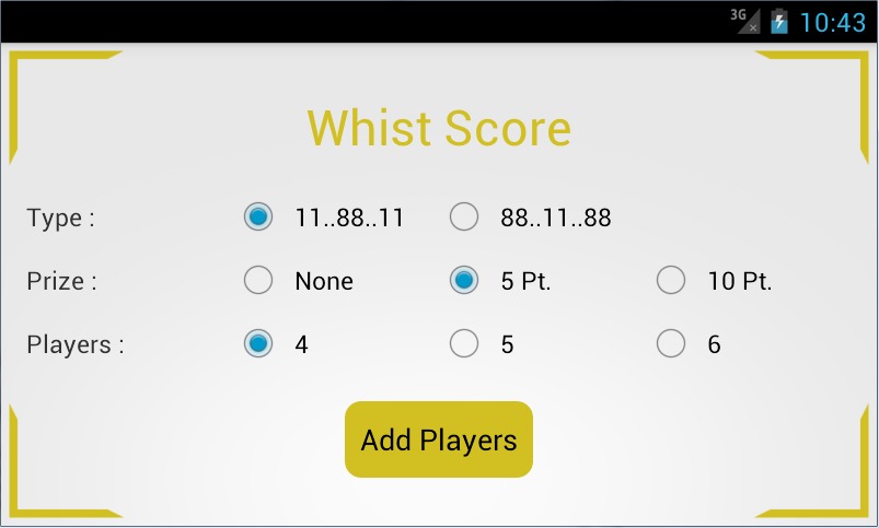 Whist Score截图1