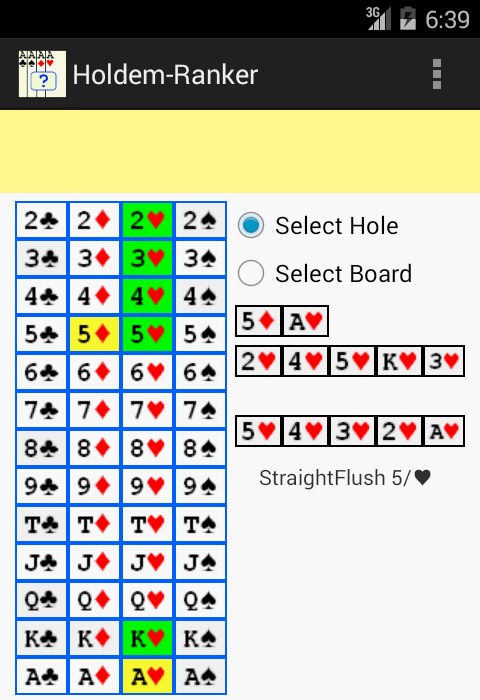 Poker Holdem Ranker截图1