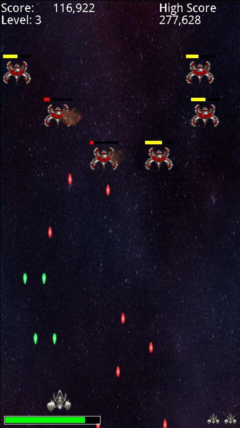 Galactic Space Invaders Lite截图2