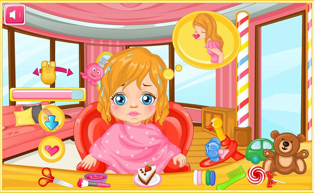 Casual baby game - Hair salon截图2