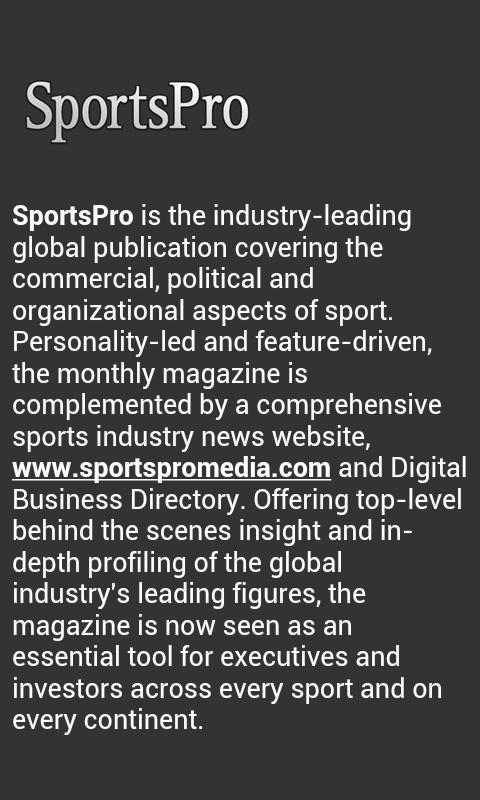 SportsPro Magazine截图5