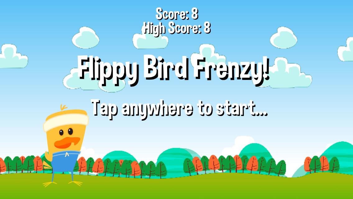 Flippy Bird Frenzy Free截图1