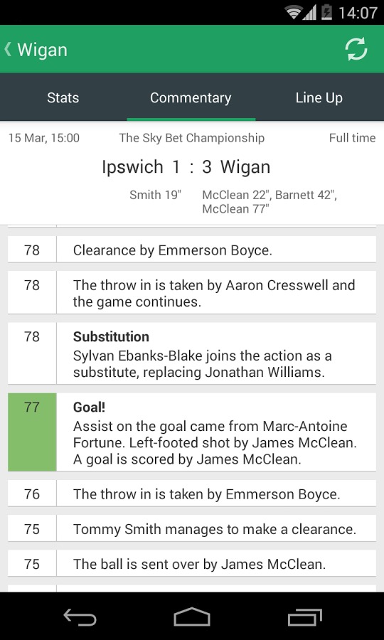 Wigan Today Football App截图5