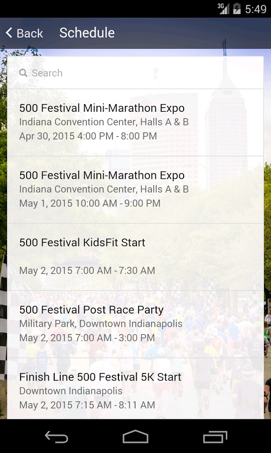 500 Festival Mini Marathon截图4