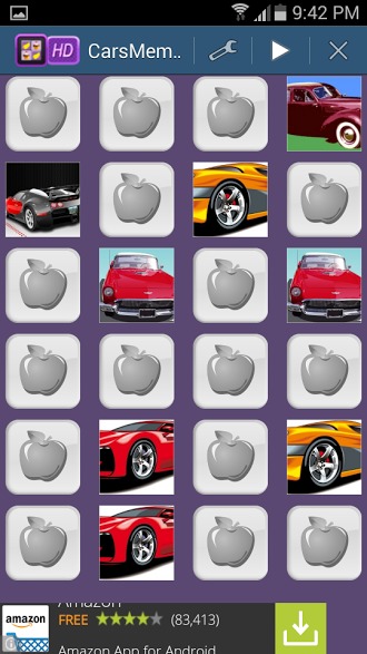 Cars Memory Game For Kids截图2