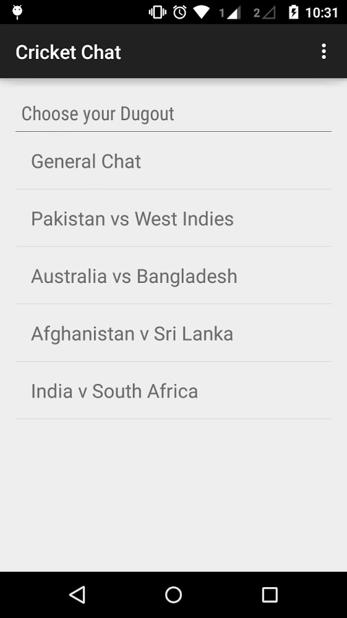 Cricket Chat - World Cup 2015截图1