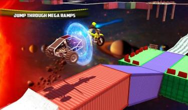 Space Car Mega Ramp Stunts: Race for the Galaxy截图5