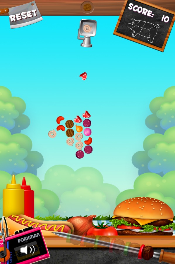 Meat Spin: Meat Shooting Game截图1