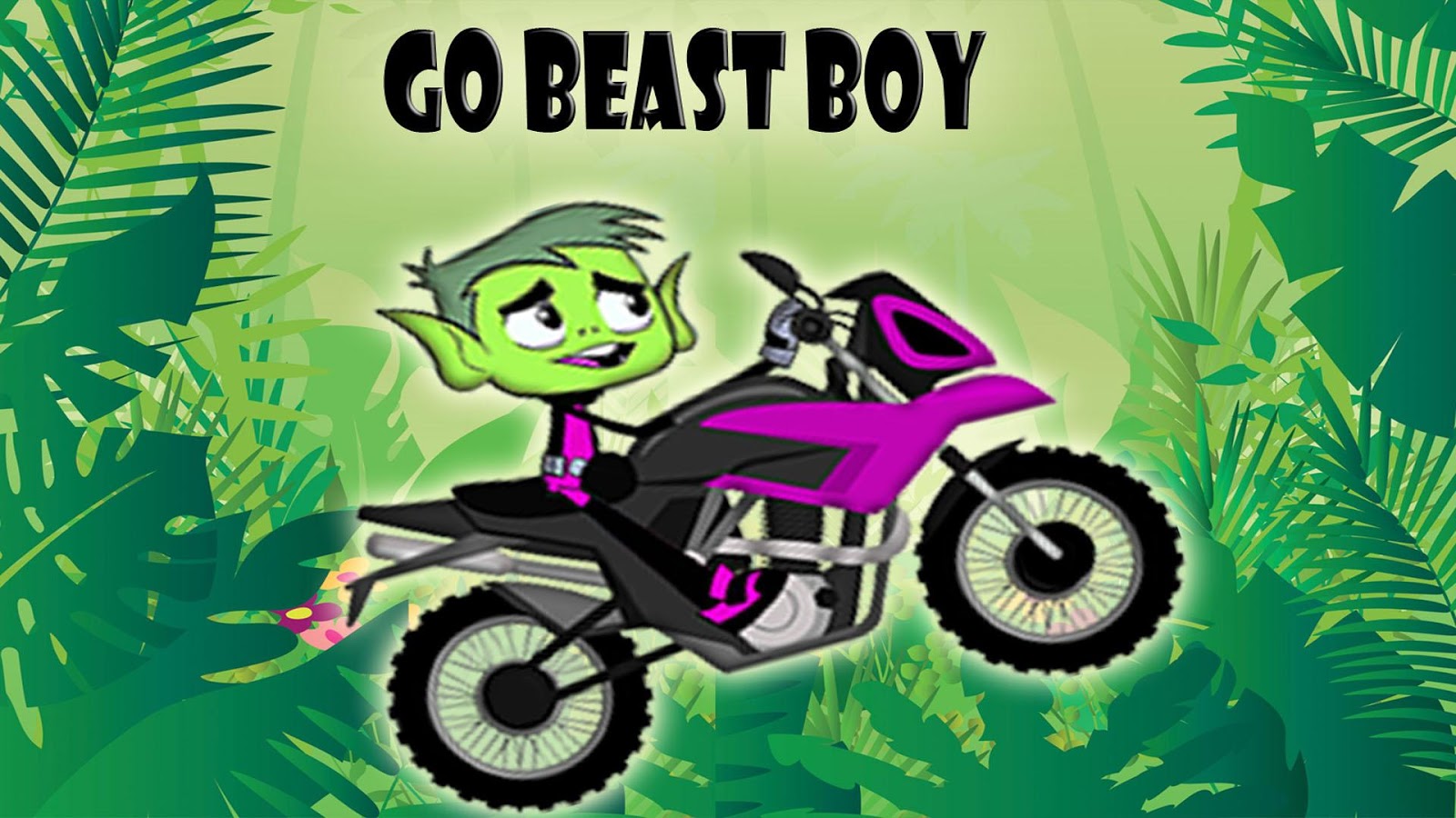 Beast Boy Superhero Motobike Racing Adventure Rush截图3