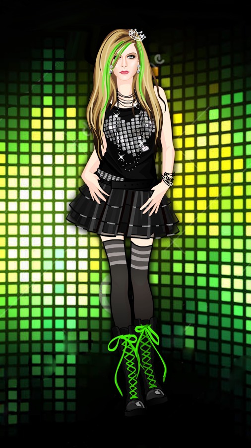 Avril Lavigne Dress up game截图1