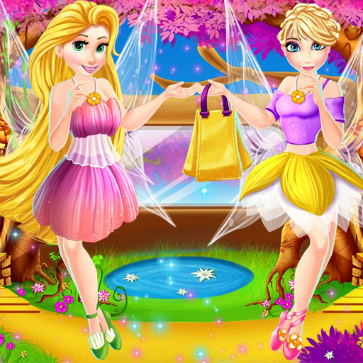 Princesses fairy Mall shopping Dress - Girl Games截图2