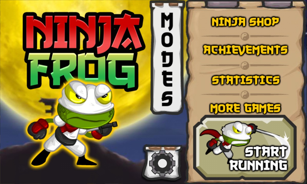 Ninja Frog Run截图1