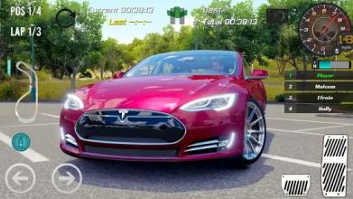 Real Tesla Racing 2018截图3