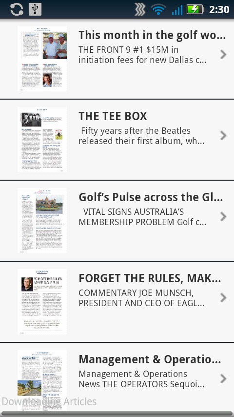 Golf Inc. Magazine截图2