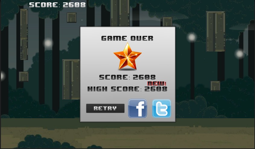 Flappy Firefly Free截图4