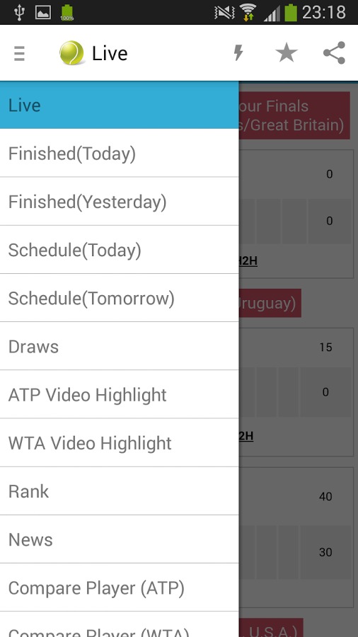 Tennis Live Score截图1