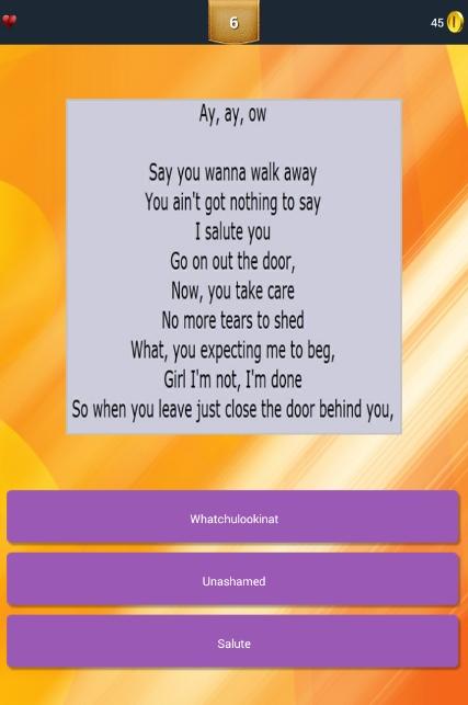 Guess Lyrics: W. Houston截图2