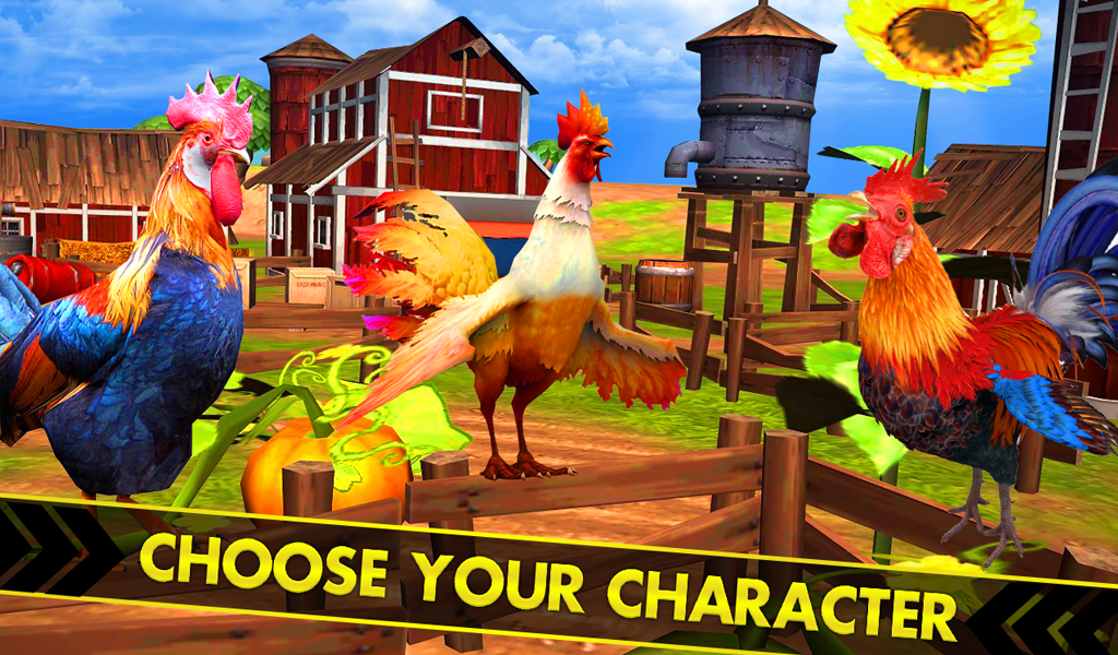 Rooster Race and Run Game截图2