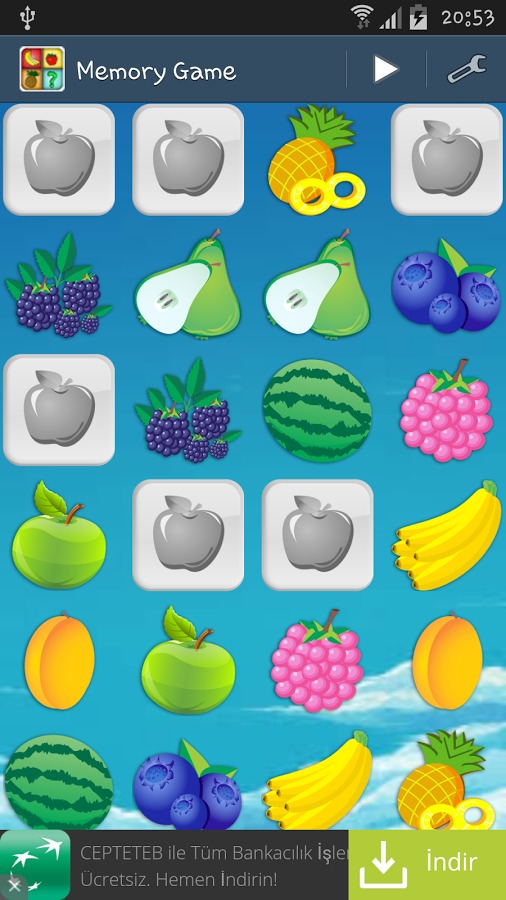 Memory Game (Hafıza Oyunu)截图1