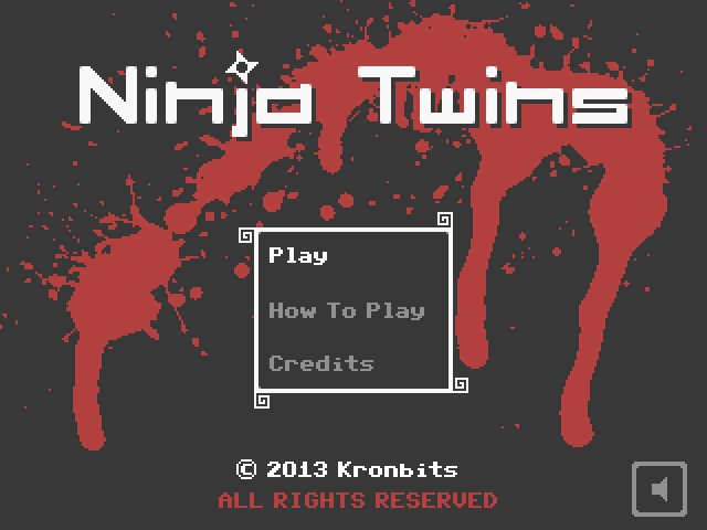 Ninja Twins - Android - Slides2/Menu截图1