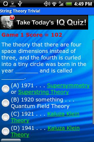 String Theory Trivia!截图1