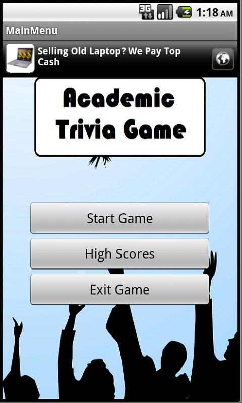 Academic Trivia Game截图1