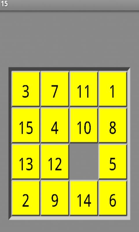 sliding puzzle 15截图1