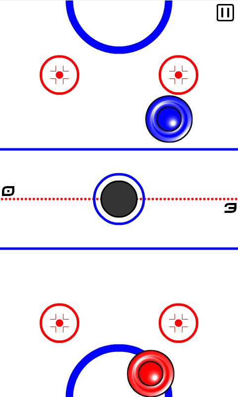 Frozen Air Hockey Free截图1