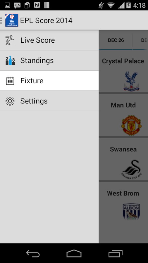 EPL Score 2014截图4