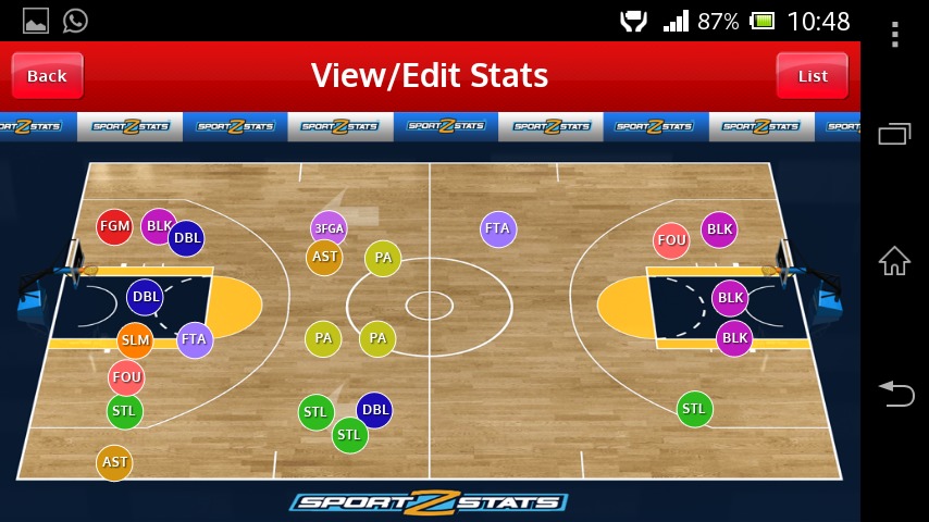 Sportzstats Basketball截图5