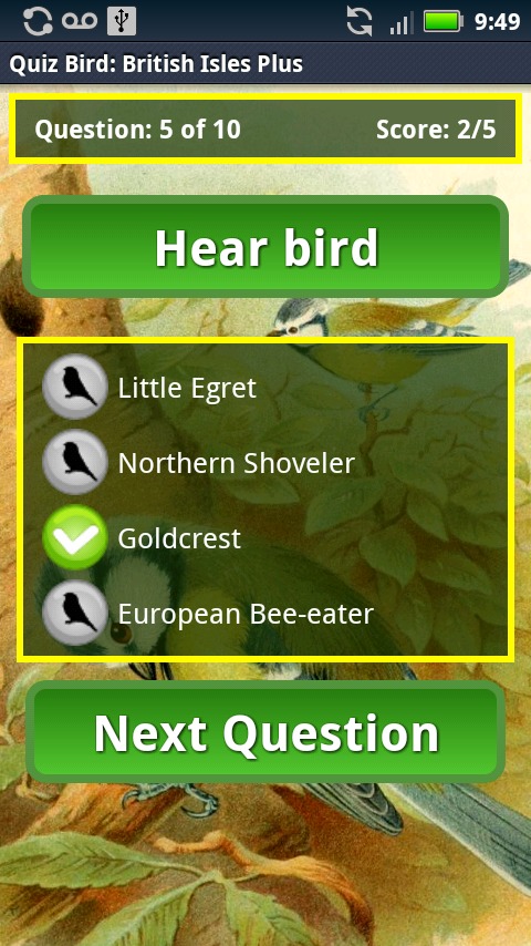 Quiz Bird: British Isles截图5